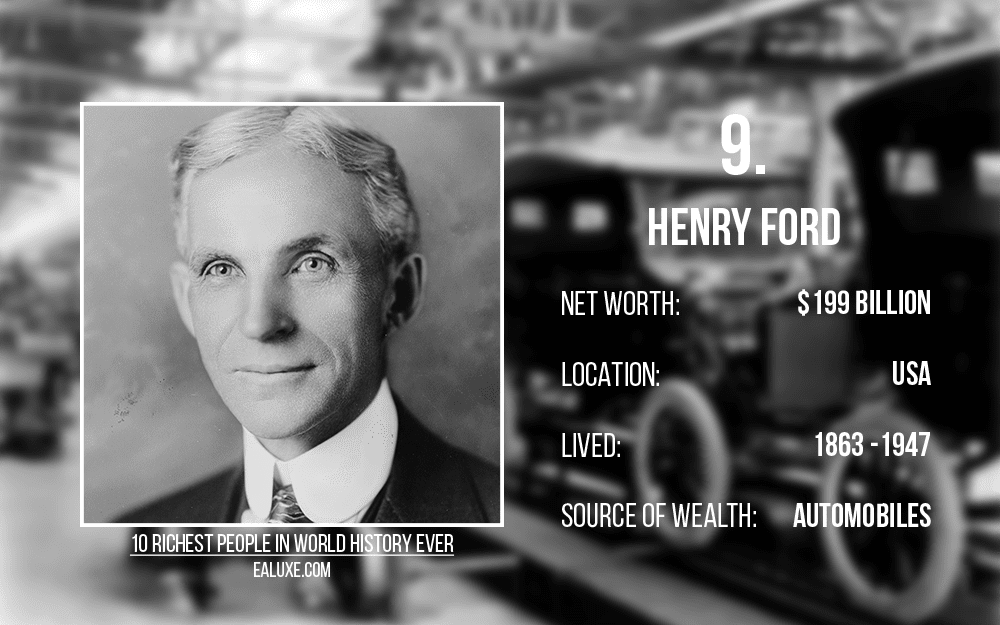 Henry Ford Net Worth - Wealth And Income